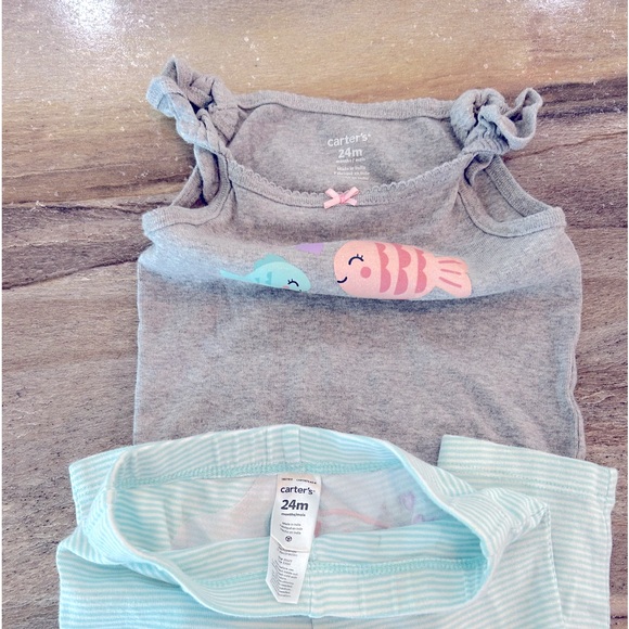 🐠Adorable and Fun 4 piece Summer Infant outfit Bundle! - Size 24 months! 🐟 - Picture 9 of 10